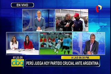 Julio Meléndez también estará en La Bombonera alentando a Perú