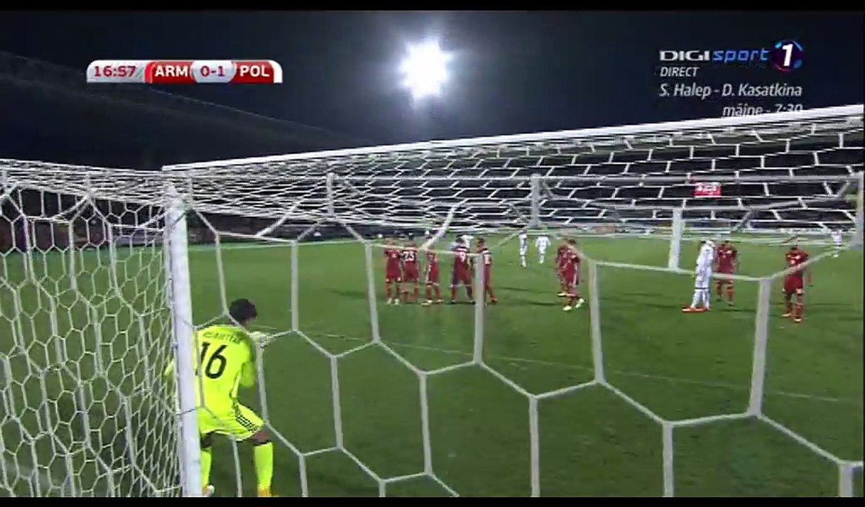 Robert Lewandowski Goal HD - Armenia 0-2 Poland - 05.10.2017