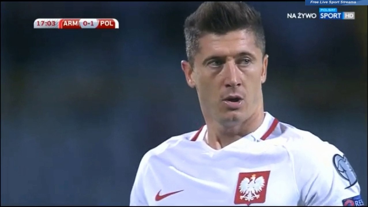 Robert Lewandowski Super Goal HD - Armenia 0-2 Poland 05.10.2017