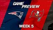 New England Patriots vs. Tampa Bay Buccaneers | Week 5 Game Preview | NFL Playbook