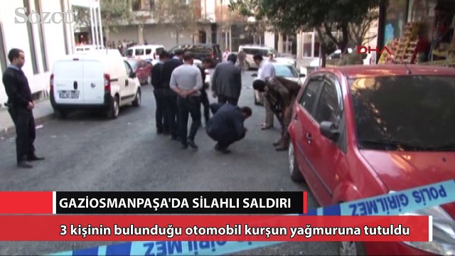 Gaziosmanpaşa’da silahlı saldırı