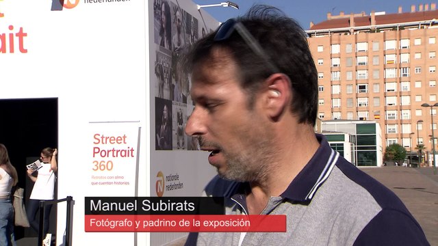 Una original exposición muestra retratos en formato 360 sobre historias cotidianas