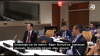 Dr. Oktar Babuna'nın BM Uluslararası Kültürel Diplomasi Sempozyumu'ndaki Konuşmasından bir Bölüm