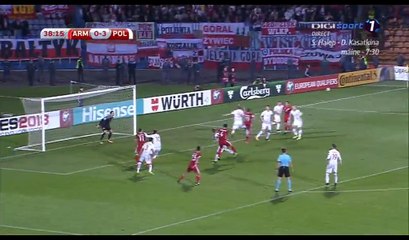 Hovhannes Hambardzumyan Goal HD - Armenia 1-3 Poland - 05.10.2017