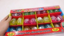 Alien Balloon Slime glow in the dark Toys PomPom !! 야광 외계인 액체괴물 가지고 놀기 풍선 액괴 장난감 팜팜 !!