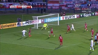 Robert Lewandowski Goal HD - Armenia 1-5 Poland - 05.10.2017