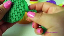 Plastilina Play Doh Waffles de Colores | Play-Doh Rainbow Waffles