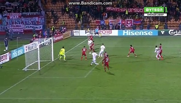 Rafal Wolski GOAL - Armenia 1-6 Poland 05.10.2017