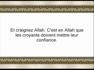Sourate Al Maidah (La table servie), versets 1 à 26