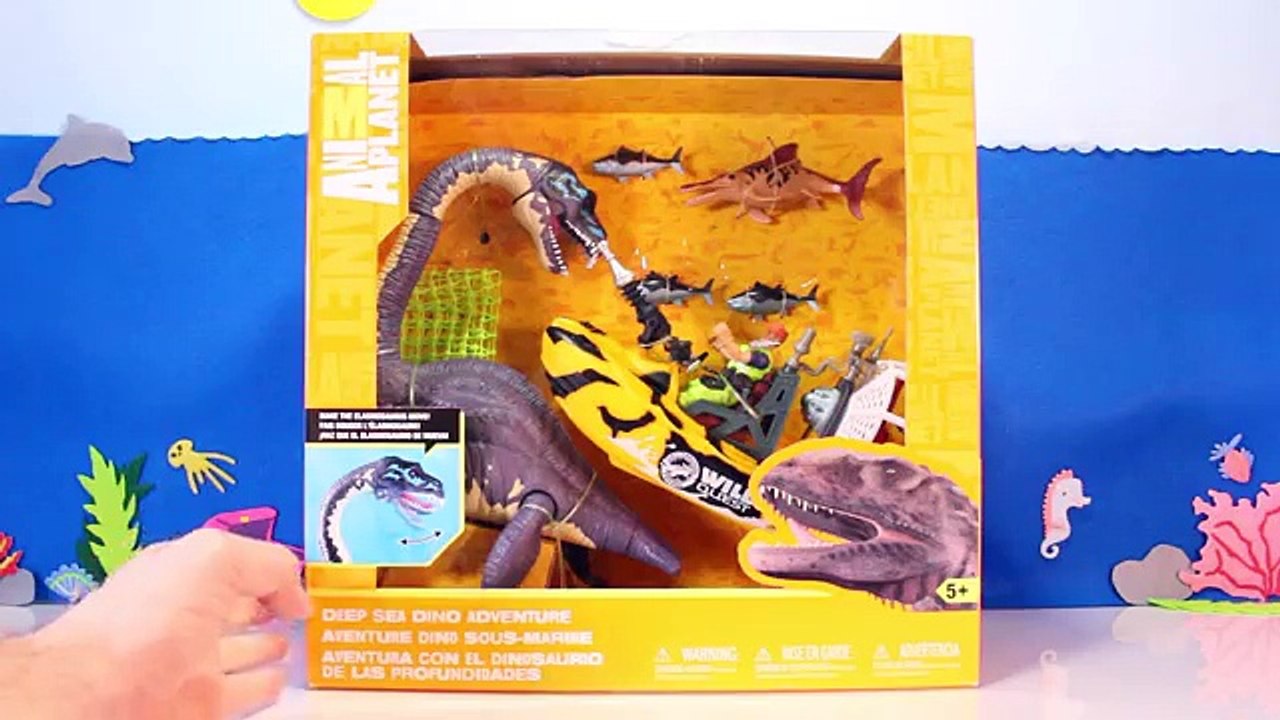 SHARK vs ELASMOSAURUS Toys, Deep Sea Creatures Dinosaurs Prehistoric Animal  Planet Videos Kids – Видео Dailymotion