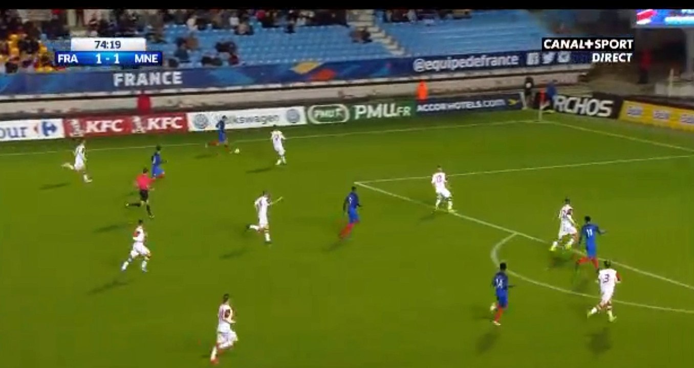 Lys Mousset Goal HD - France U21 2-1 Montenegro U21 05.10.2017