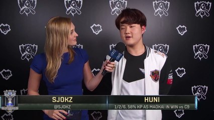 Interview with SKT Huni - Worlds 2017 Group Stage