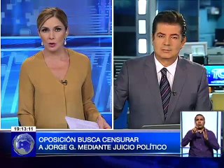 Oposición busca censurar a Jorge G. mediante juicio político