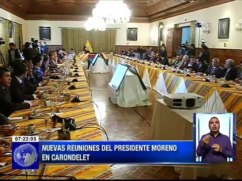 Nuevas reuniones del Presidente Lenín Moreno en Carondelet
