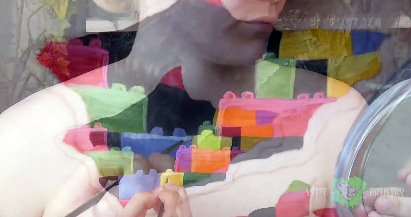 ✅ LEGO BRICKS MAKEUP TUTORIAL (Makeup Illusion) Inspired by The LEGO  Films - Witte Artistry