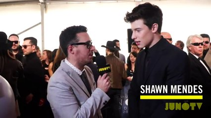 Shawn Mendes on The 2016 JUNO Awards Red Carpet