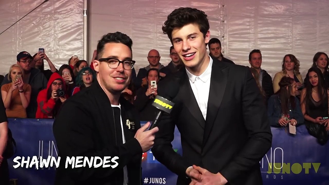 Shawn Mendes on the 2017 JUNO Awards Red Carpet