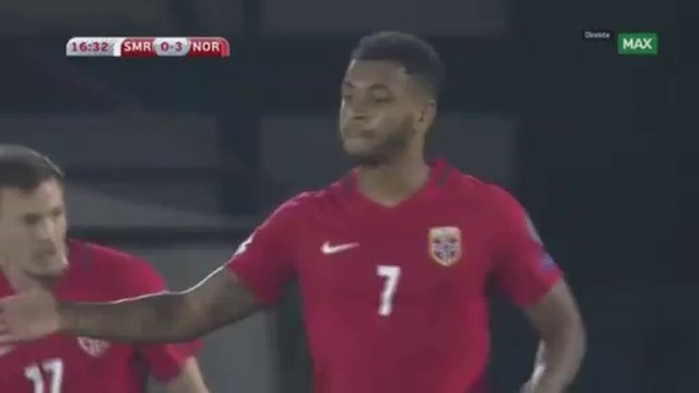 Joshua King Goal HD - San Marino 0-3 Norway 05.10.2017