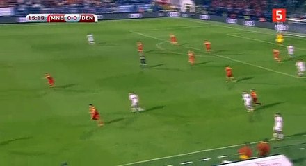 Montenegro 0  - 1  Denmark 05/10/2017  Christian Eriksen Super Goal 16' World Cup Qualif HD Full Screen .