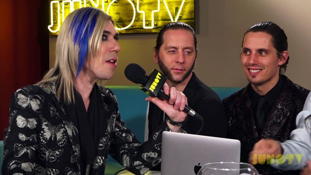 Marianas Trench Backstage at The 2017 JUNO Awards