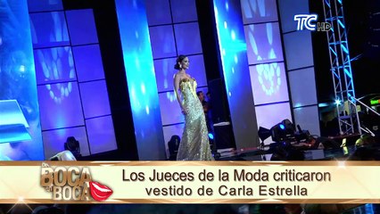Los Jueces de la Moda criticaron vestido de Carla Estrella