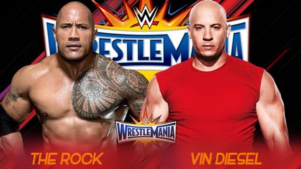 The Rock vs Vin Diesel Wrestlemania 33 - Promo - HD