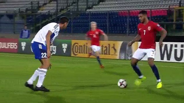 San Marino 0 - 2 Norway 05/10/2017 Joshua King Super Goal 15' World Cup Qualif HD Full Screen .