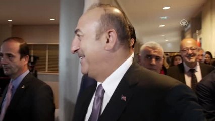 Dışişleri Bakanı Çavuşoğlu, Unesco'da Düzenlenen Resepsiyona Katıldı