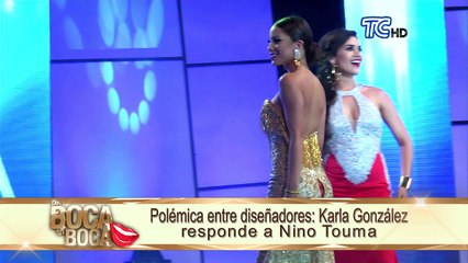 Polémica entre diseñadores: Karla González responde a Nino Touma