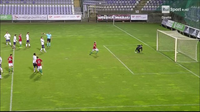 2-6 Gábor Makrai Penalty Goal International Friendly U21 - 05.10.2017 Hungary U21 2-6 Italy U21