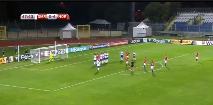 Mohamed Elyounoussi Goal HD - San Marino 0-5 Norway 05.10.2017
