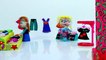 FOOD FIGHT! Elsa and Anna Disney Frozen Stop Motion Play Doh Videos for Children