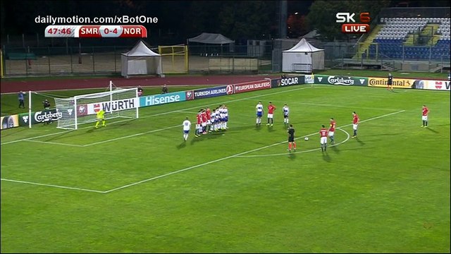Mohamed Elyounoussi second Goal HD - San Marino 0 - 5 Norway - 05.10.2017 (Full Replay)