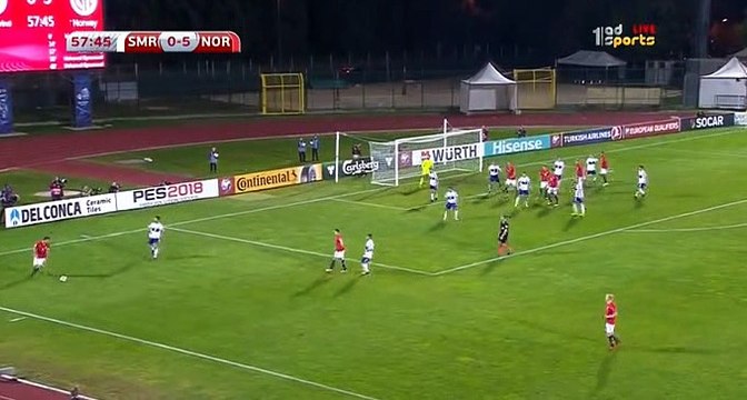 Ole Selnaes Goal HD - San Marino	0-6	Norway 05.10.2017