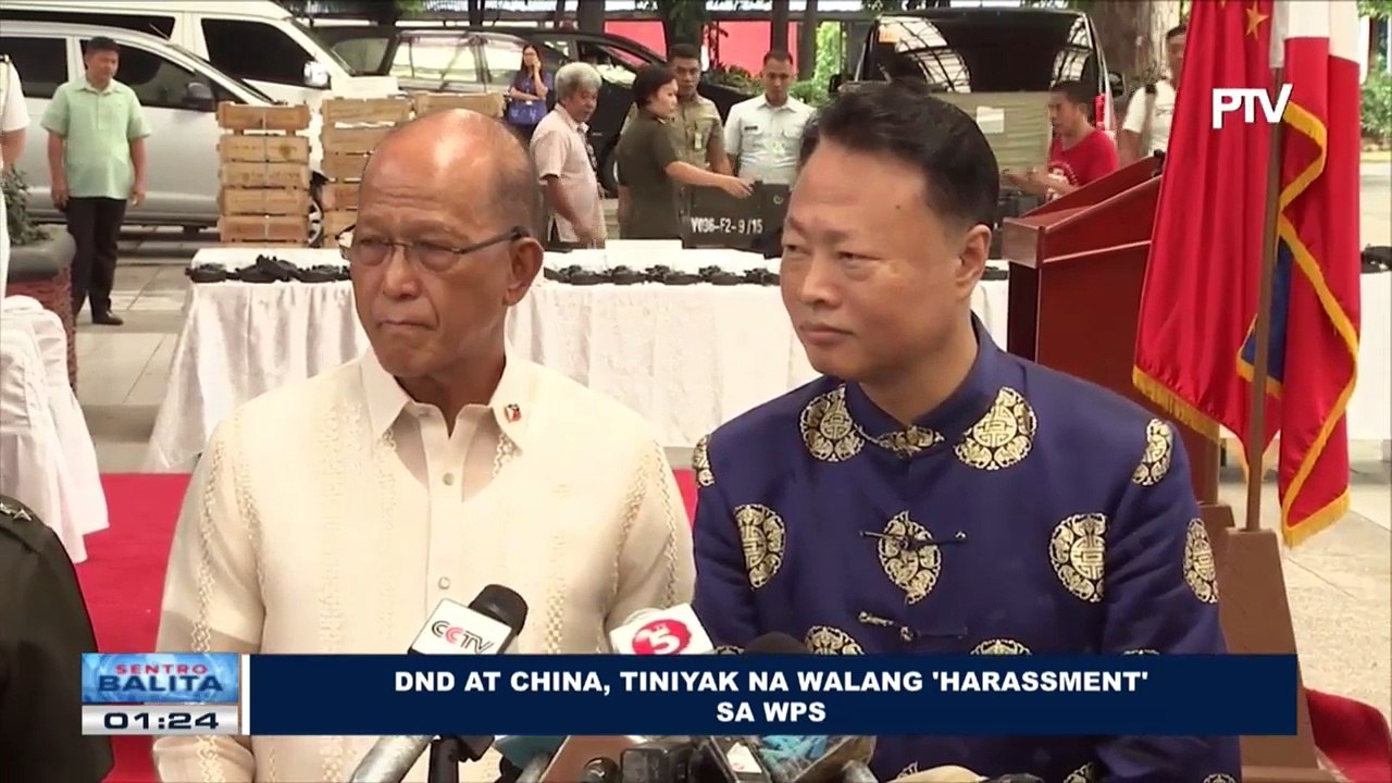 DND at China, tiniyak na walang 'harrassment' sa WPS