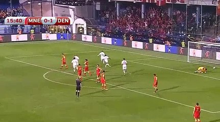 All Goals - Montenegro 0-1 Denmark - 05.10.2017