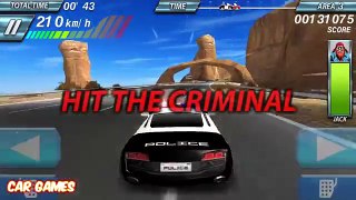 Police Chase 3D Car Game Racing Cartoon for Kids