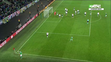 1-3 Josh Magennis Goal FIFA  WC Qualification UEFA  Group C - 0510.2017 N. Ireland 1-3 Germany