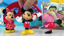 Nick Jr. PEPPA PIGs Holiday Plane Playset Travel Toy Surprises Mickey Minnie Mouse, Inside Out