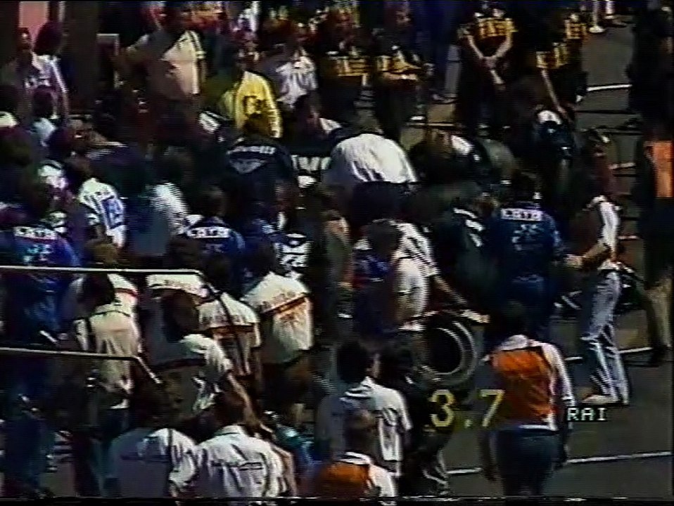 Gran Premio del Belgio 1986: Pit stop di Patrese e sorpasso di Prost a Berger