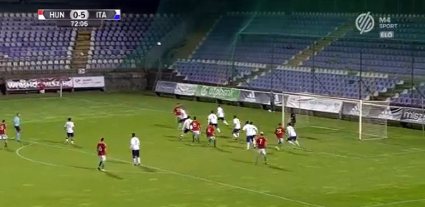 Makrai Gábor Goal HD - Hungary U21 1-5 Italy U21 05.10.2017
