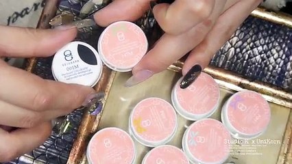 UniKorn 獨角獸專業美甲教學 GelGraph 暈染 Gel Gradation & Compare ONI Liner with GelGraph Step by Step Tutorial
