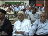 Prof. Husain, Islamic Scholar from Bohrajamat at the Eid E Ghadeer conference at Rizvi College, Mumbai