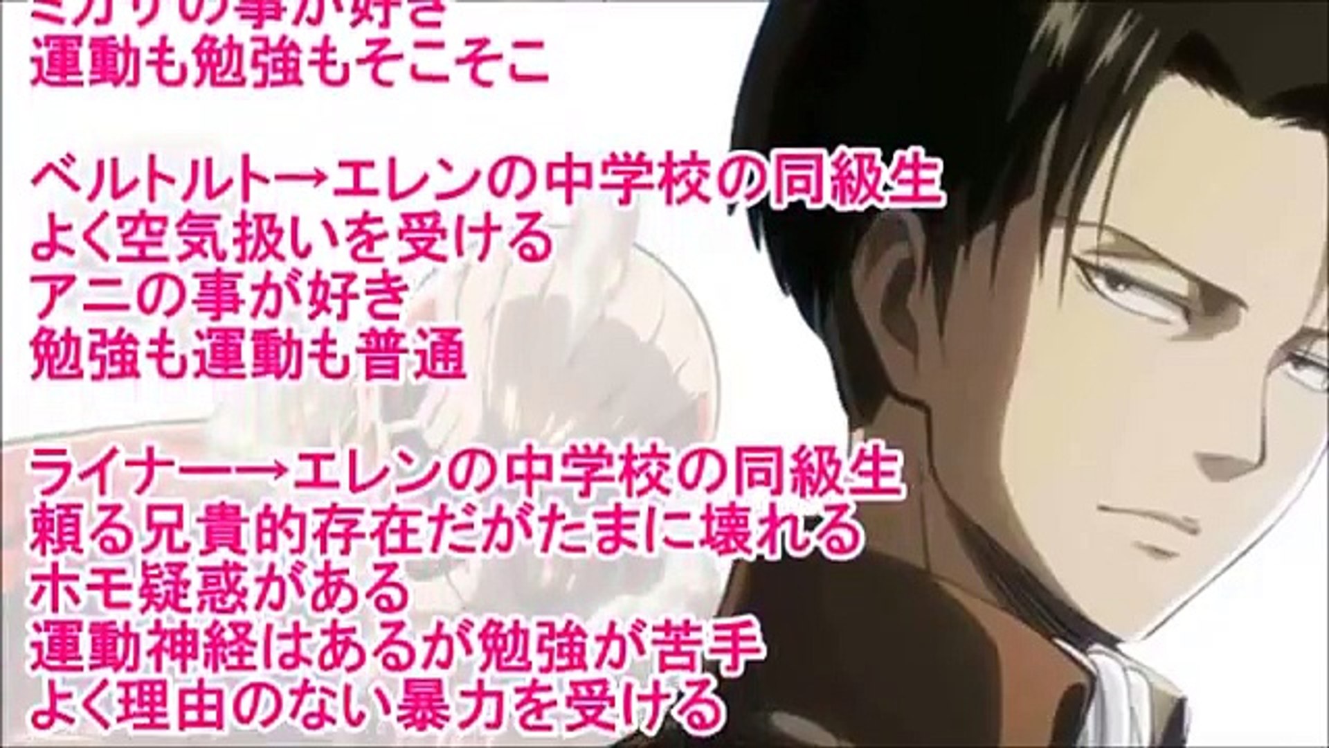進撃の巨人ss 現パロ イケメン兄弟１話 リヴァイ なんか変な気分になるな エロい意味じゃないぞ Video Dailymotion
