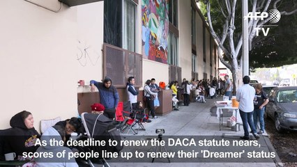 Facing legal limbo, 'Dreamers' line up to renew status