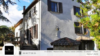 A vendre - Maison/villa - Marcy l etoile (69280) - 8 pièces - 170m²