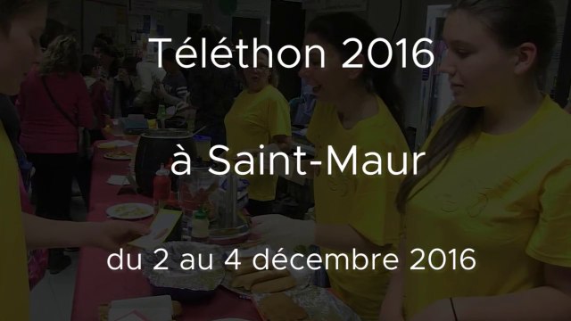 Téléthon 2016 Saint Maur des Fossés