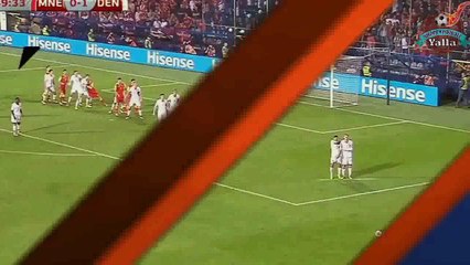 Montenegro vs Denmark 0 - 1: Goals and match Overview: 5-10-2017