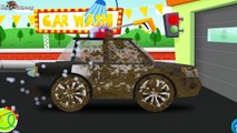 Car Fory | CAR WASH - Car. Police Car | Videos for kids | Learn Vehicles for Kids Preschooler