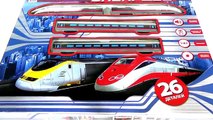TRAINS FOR KIDS VIDEOS: Railway Passenger Express Metro Locomotive Model Train Play Set Review